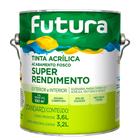 Tinta acrilica fosca (escolha a cor) 3,6 litros super rendimento - futura