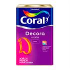 Tinta Acrílica Lavável Fosca Coral Decora Matte 18L 5 Cores