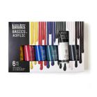 Tinta Acrílica Liquitex Basics Com 6 Cores Starter Set 118Ml