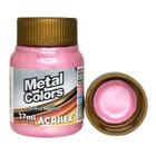 Tinta acrílica Metal Colors Acrilex 37ml Cor Rosa 537