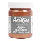 Tinta Acrílica Metinta 250ml 142 Cobre Iridescente Corfix