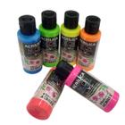 Tinta Acrilica Neon Highlight 60 Ml Acrilex - Kit 6 cores