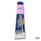 Tinta Acrílica p/ Tela 20ml Laca Orquídea 335 Acrilex - ACRILEX - ARTISTICO