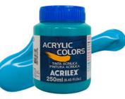 Tinta Acrílica P/ Tela Acrilex Azul Turquesa 250ml Gr1