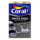 Tinta Acrílica Premium Para Piso Fosco Cinza Escuro 18 Litros - CORAL