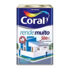 Tinta Acrílica Rende Muito Branco Fosco 18 litros - Coral