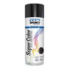 Tinta Aerosol Uso Geral Super Color Tek Bond Alta Temperatura Preto Fosco 350ml 250g