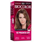 Tinta de Cabelo Biocolor Mini Kit Louro Claro Radiante 8.0