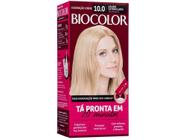 Tinta de Cabelo Biocolor Tá Pronta em 20 Minutos - 10.0 Louro Ultra Claro Exuberante