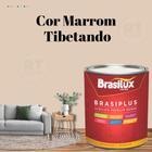 Tinta de Parede Marrom 800ml Brasiplus Fosca