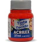 Tinta de Tecido Fosca 04140 37ml Vermelho Tomate 583 Acrilex