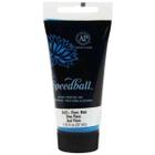 Tinta De Xilogravura Speedball Base Agua 3425 Fluor Blue37Ml