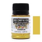 Tinta Decorfix 150 Metálico 37ml - Metal, Vidro e Cerâmica