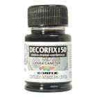 Tinta Decorfix 150º para Canetar 37ml Preto