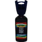 Tinta Dimensional Relevo 3D Brilhante Preto - ACRILEX