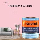 Tinta Epóxi Base Água Suvinil Multissuperfícies Antimofo Cor Rosa Lavável 800ml