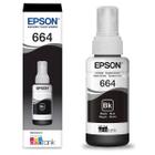 Tinta Epson 664 T664120 T664120AL Preta Original para Ecotank L355 L365 L396 L200 L220 L455 L495 L375 Refil de 70ml