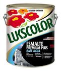 Tinta Esmalte Acetinado Base Água Preto 3.600l Lukscolor