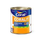 Tinta Esmalte Base Agua Coralit Brilho 900ml Cores Coral