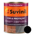 Tinta esmalte cor e proteção suvinil preto brilhante