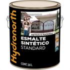 Tinta Esmalte Hydronorth Standard Brilhante Para Metais E Madeiras 3,6L Branco Neve