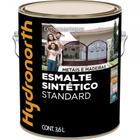 Tinta Esmalte Hydronorth Standard Metalizado Para Metais E Madeiras 3,6L Aluminio 00043398 - metal-grafite