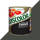 Tinta esmalte lukscolor alto brilho 900ml cinza escuro