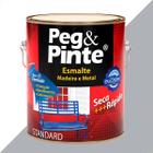 Tinta esmalte sintetico eucatex 3600ml platina brilhante peg pinte