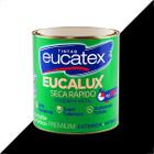 Tinta esmalte sintetico eucatex 900ml preto fosco eucalux