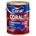 Tinta Esmalte Sintético Fosco Coralit Preto 900ml Coral