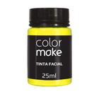 Tinta Facial Liquida Pote 25 Ml Amarelo - Color Make