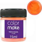 Tinta Facial Neon Laranja Líquida 15 Ml Colormake