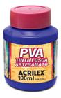 Tinta Fosca Artesanato PVA 100ml Violeta Acrilex c/6un