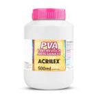 Tinta Fosca Para Artesanato Pva 500ml 519 Branco - Acrilex