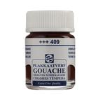 Tinta Gouache Extra Fine 409 Burnt Umber 16ml Talens 08164092