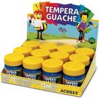 Tinta guache 015ml amarelo ouro acrilex