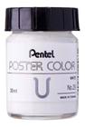 Tinta Guache 30ml 029 White Pentel