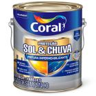 Tinta Impermeabilizante Antimofo Coral Sol Chuva Branco 3,6L