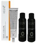 Tinta Keune Semi Color 7.44 Louro Med Cobr Int + 2 Activator