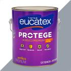 Tinta latex eucatex protege acrilico premium fosco cinza prata 3600ml
