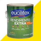 Tinta latex eucatex rendimento extra amarelo frevo 3600ml