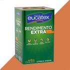 Tinta latex eucatex rendimento extra pave de chocolate 18l