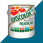 Tinta latex lukscolor tradicao acrilico fosco 3600ml azul