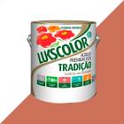 Tinta latex lukscolor tradicao acrilico fosco 3600ml terracota