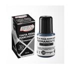 Tinta marcador permanente preto - 20ml - BRW