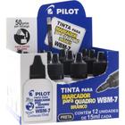 Tinta Marcador Quadro Branco Reabastecedor WBM-7 Preto 15ML