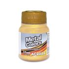 Tinta Metal Colors Acrílica 37ML Ouro 532 Acrilex - ACRILEX - ARTISTICO