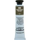 Tinta Óleo Corfix 37ml Cor Sombra Queimada 83 Gr. 1