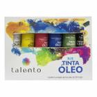 Tinta Oleo Talento Com 6 Cores 20Ml