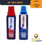 Tinta P/cartaz Da Metiq Alcolor 500ml 1 Vermelha + 1 Azul